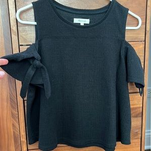 Madewell Cold Shoulder Crop Top